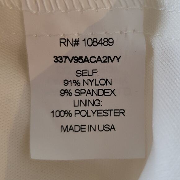 NWT Lace Mini Dress Skater Dress Size Small Ivory - Picture 6 of 9